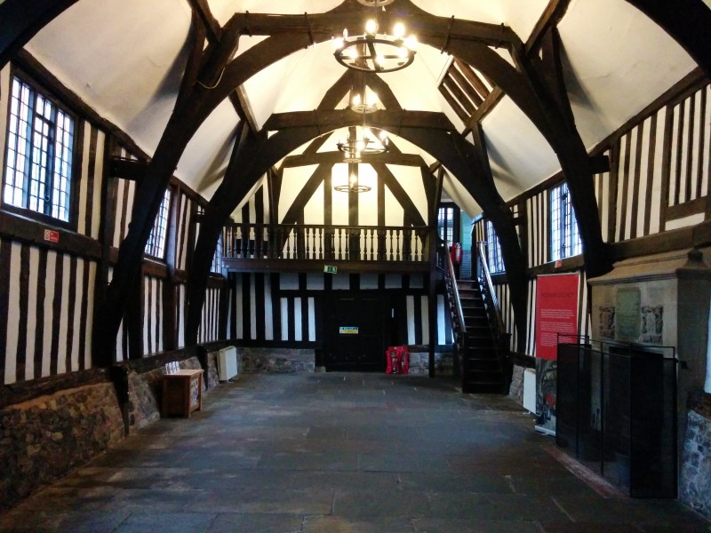 Inside the Guildhall in Leicester